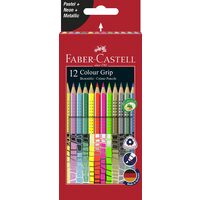 Creioane Colorate 12 Culori Speciale Grip Faber-Castell