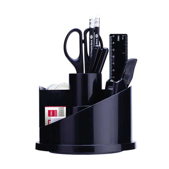Suport Birou Rotativ Echipat 16 Piese 7 Compartimente Deli