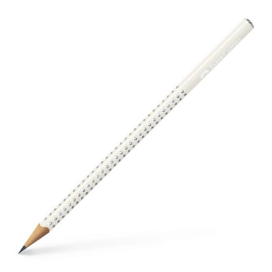 Creion Grafit B Sparkle Alb Cocos 2021 Faber-Castell