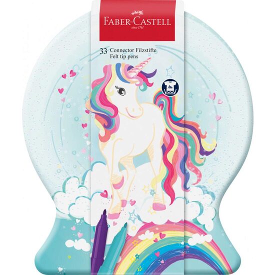 Carioca 33 Culori Unicorni 2023 Connector Faber-Castell