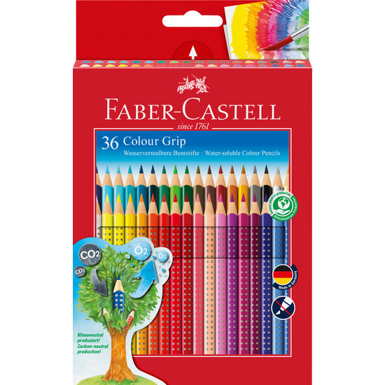 Creioane Colorate 36 Culori Grip 2001 Faber-Castell
