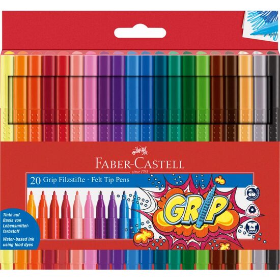 Carioca 20 Culori Grip Faber-Castell