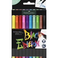 Brush Pens Black Edition Set 10 Culori Faber-Castell