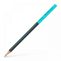 Creion Grafit B Grip 2001 Two Tone Negru-Turcoaz 2022 Faber-Castell