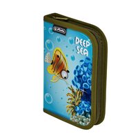Penar 1 femoar neechipat cu o clapa dimensiune 13.5x19.5x3 cm motiv Deep Sea Herlitz