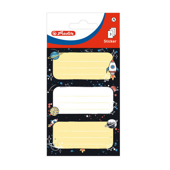ETICHETE SCOLARE SPACE SET 9