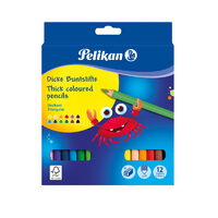 CREIOANE COLOR JUMBO, SET 12 CULORI + ASCUTITOARE