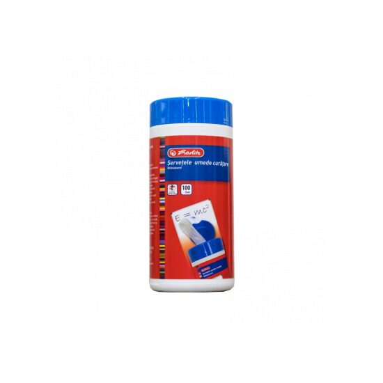 Servetele Umede Curatat Whiteboard,Dimensiunea 16 X 13 Cm, Set 100 Buc
