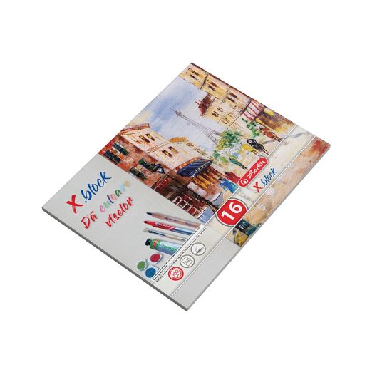 Bloc Desen X.Block A4, 15 file, coperta fata policromie, spate mucava rigida