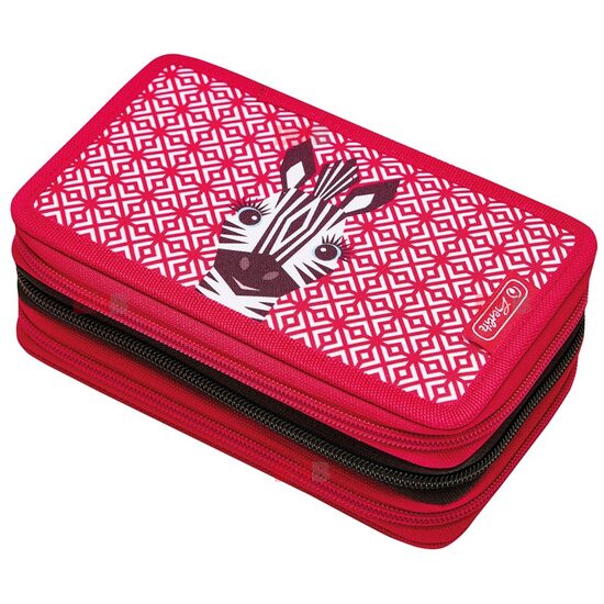 PENAR ECHIPAT 31 PIESE 3 FERMOARE MOTIV CUTE ANIMALS ZEBRA HERLITZ