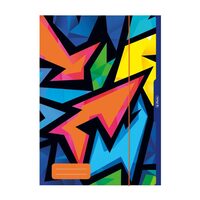 MAPA CU ELASTIC A3 MOTIV NEON ART