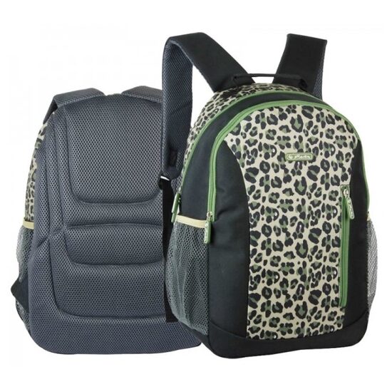Rucsac cu 2 compartimente, dimensiuni: 43x30x20 cm, Animal print