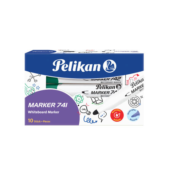 MARKER WHITEBOARD 741 VERDE PELIKAN
