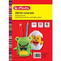 HARTIE COLOR A4 80GR TOP 100 DIVERSE CULORI HERLITZ