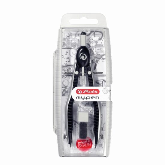 COMPAS MY PEN SETARE RAPIDA NEGRU/GRI HERLITZ