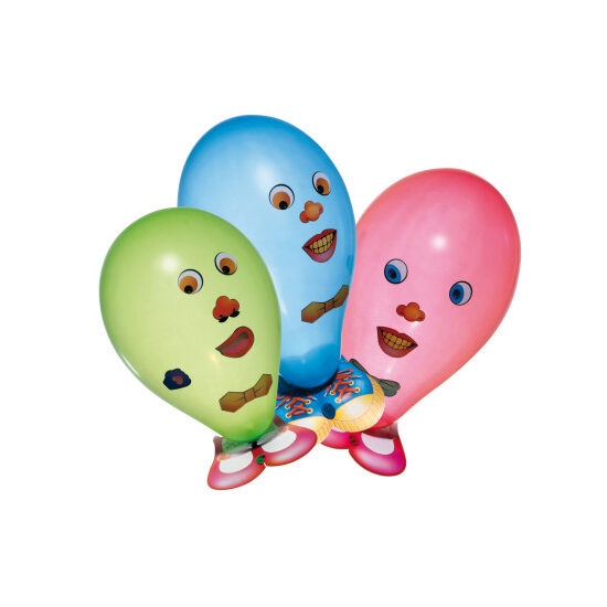 Baloane Funny Face Set 6 Bucati