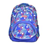 Rucsac Rocky, dimensiune 41x26x21 cm, suport de laptop si tableta, motiv Modern Art