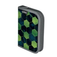 Penar 1 fermoar neechipat cu o clapa dimensiune 13.5x19.5x3 cm motiv Fotbal Herlitz