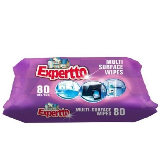 Servetele umede multisuprafete Expertto, 80 buc / pachet