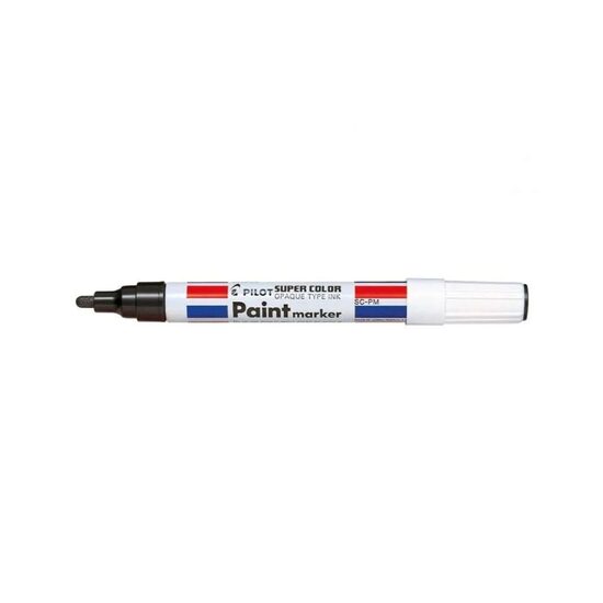 Marker permanent cu vopsea Pilot Paint 4.5 mm varf rotund cu culoare Negru 