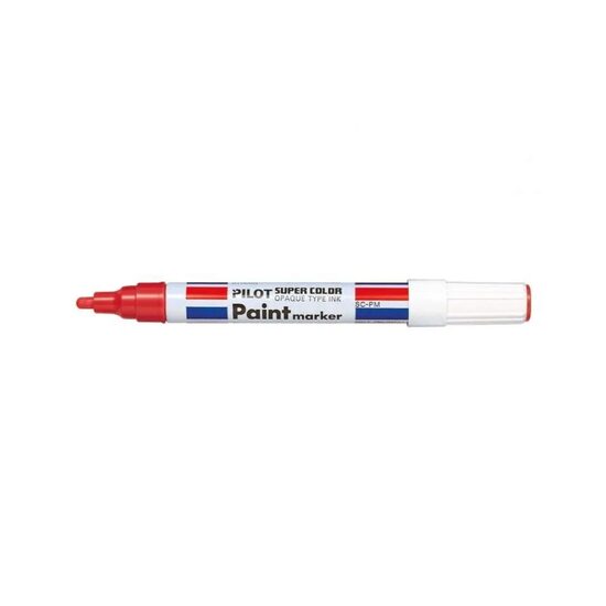 Marker permanent cu vopsea Pilot Paint 4.5 mm varf rotund cu culoare Rosu