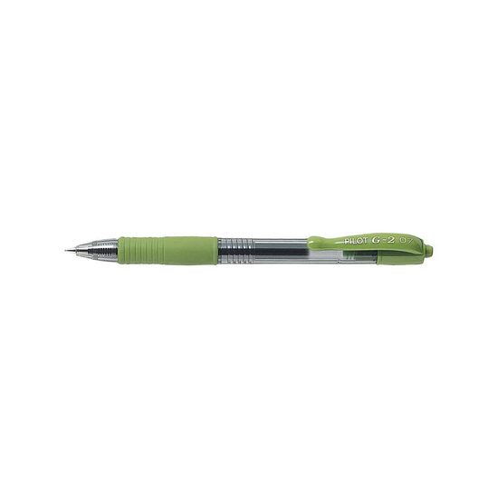 Roller cu gel G-2 ECO Pilot 0.7 mm varf mediu cu culoare Verde deschis