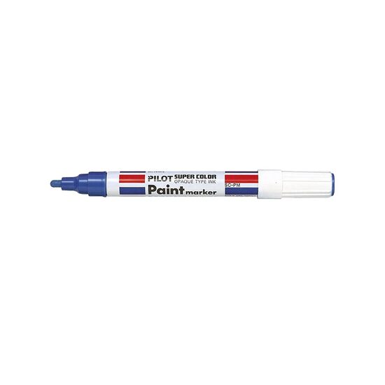Marker permanent cu vopsea Pilot Paint 4.5 mm varf rotund cu culoare Albastru 