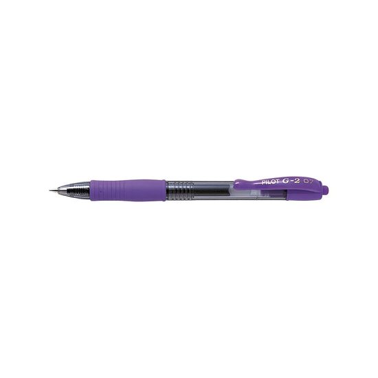 Roller cu gel G-2 ECO Pilot 0.7 mm varf mediu cu culoare Violet
