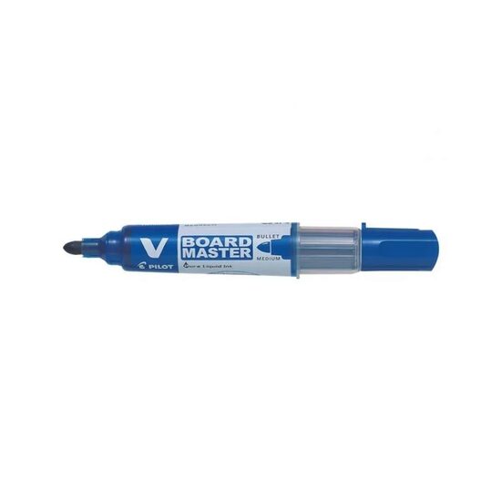 Marker pentru tabla Vboard Master 2.3 mm varf rotund cu culoare Albastru
