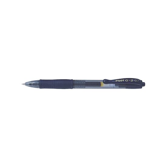 Roller cu gel G-2 ECO Pilot 0.7 mm varf mediu cu culoare Albastru Inchis