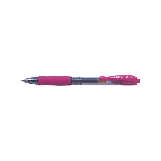 Roller cu gel G-2 ECO Pilot 0.7 mm varf mediu cu culoare Roz