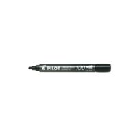 Marker permanent Pilot P100 1.0 mm varf rotund cu culoare Negru