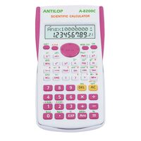 Calculator stiintific 12 digits pink Antilop