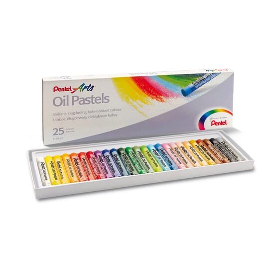 Creta cerata Pastell Pentel 25 culori