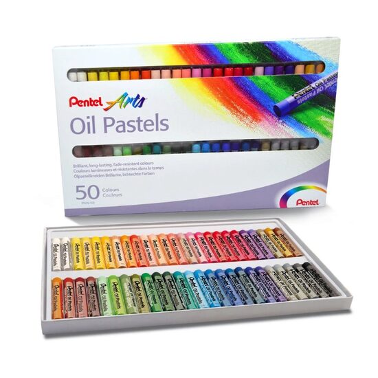 Creta cerata Pastell Pentel 50 culori