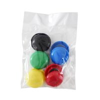 Magnet whiteboard 30mm albastru 10/set BlueRing