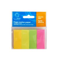 PageMarker 4x40 file 20x50mm neon BlueRing