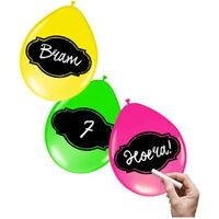Set 6 Baloane Latex Neon 30 cm