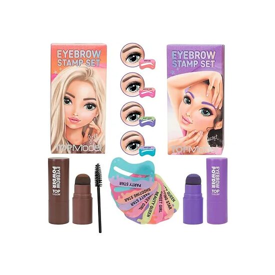 Set sprancene cu 4 sabloane Beauty and Me Top Model