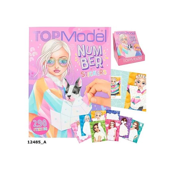Carte Stickere Numere Top Model