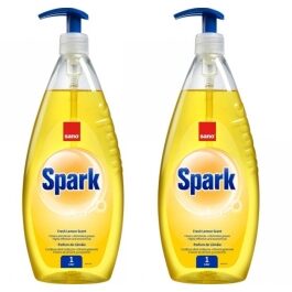 Detergent lichid pentru vase Sano Spark, parfum lamaie, 500 ml