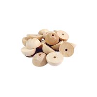Jumatati de bile lemn 1.9x0.95cm cu gaura
