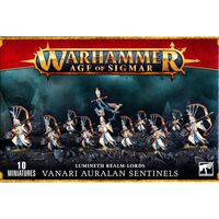 Pachet Miniaturi Warhammer AOS, Lumineth Realm-Lords Vanari Auralan Sentinels