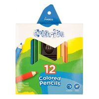 Creioane 12 cul Jumbo Marco 1450-12CB cu ascutitor
