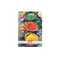 Caiet A5, 80 File 70g/MP Patratele, colturi rotunjite Motiv SPICES