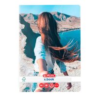 Caiet A4, 80 File 70g/MP Dictando, colturi rotunjite Motiv FOLLOW ME
