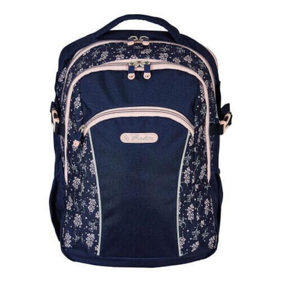 Rucsac ergonomic Ultimate, dimensiune 41x22x31, motiv Blossom, Herlitz