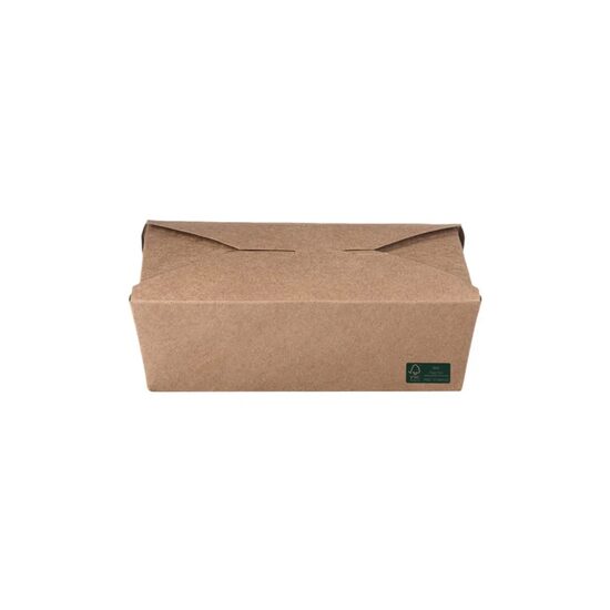 Cutie kraft meniu flamobox