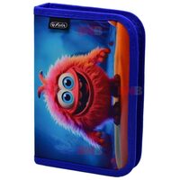Penar 1 fermoar neechipat motiv Pink Monster Herlitz