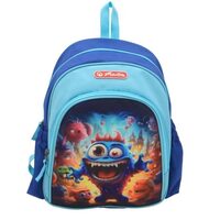 Rucsac Herlitz, Cool, dimensiune 31 x 20 x 12 cm, motiv Blue Monster
